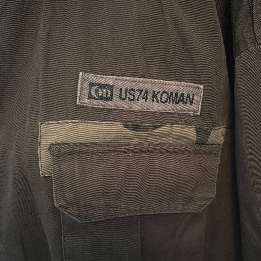Koman US74 Men’s Button Down Shirt, Size 2XL