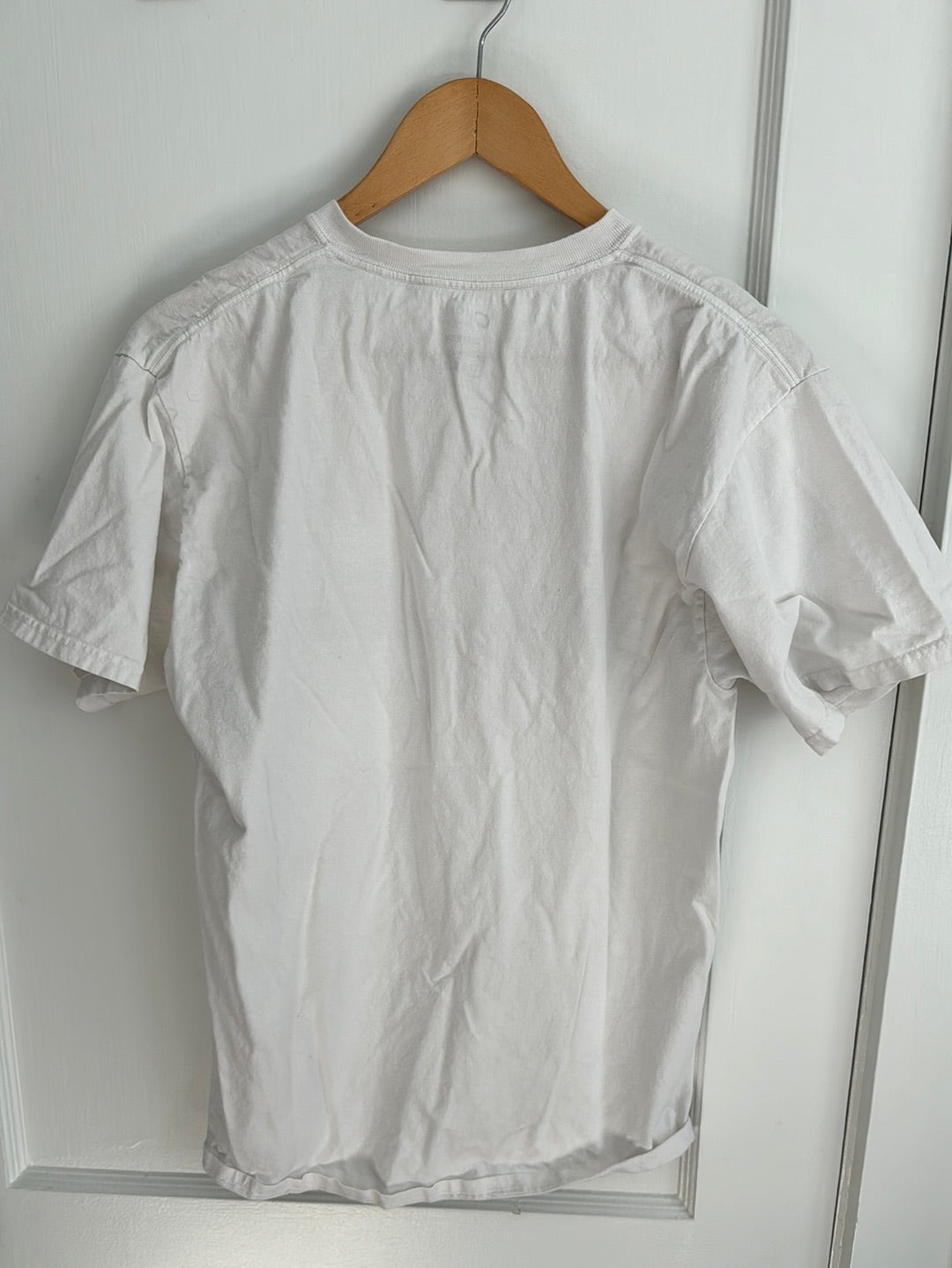 Pep Boys White Cotton T-Shirt M