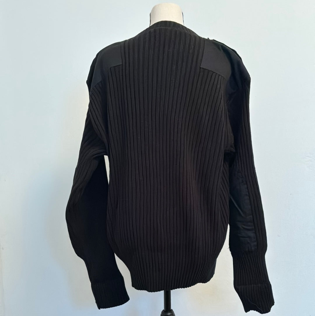 Men’s Commando by Jack Young Black Wool Sweater 3XL