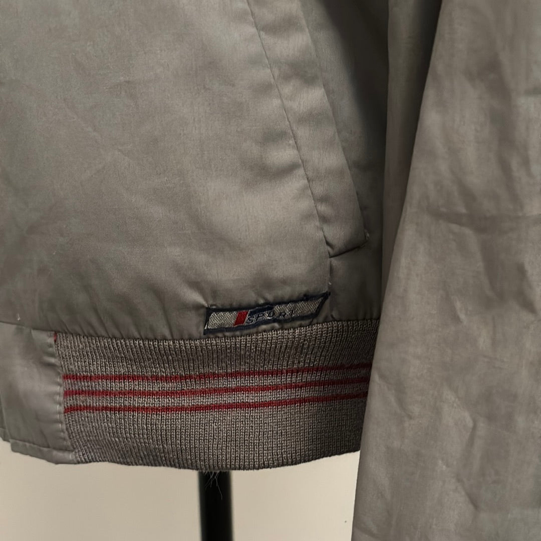 Gray & Maroon Striped, Lined European Sports jacket - Size 48