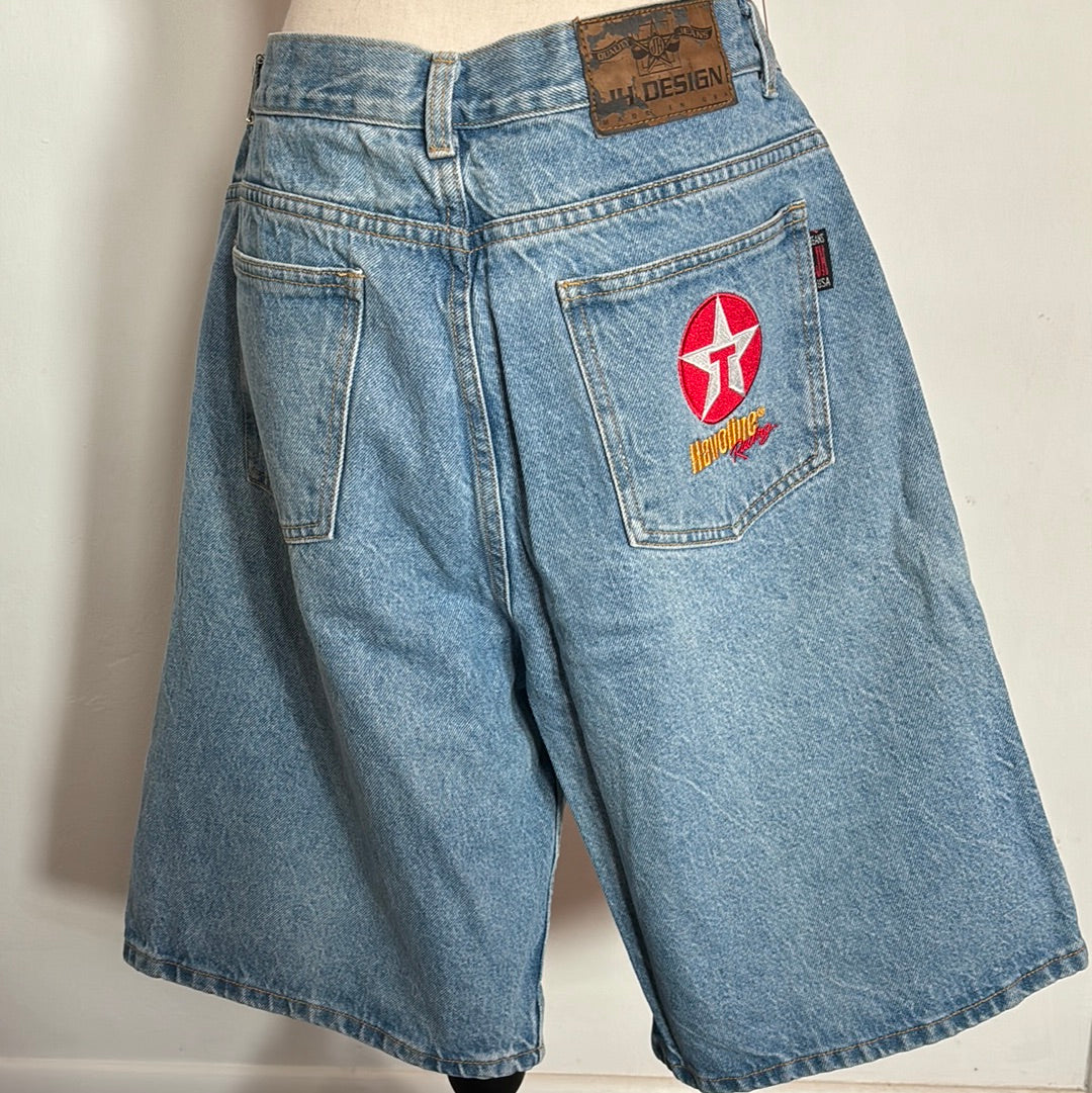 NASCAR #28 Ricky Rudd Denim Shorts, Size US 36