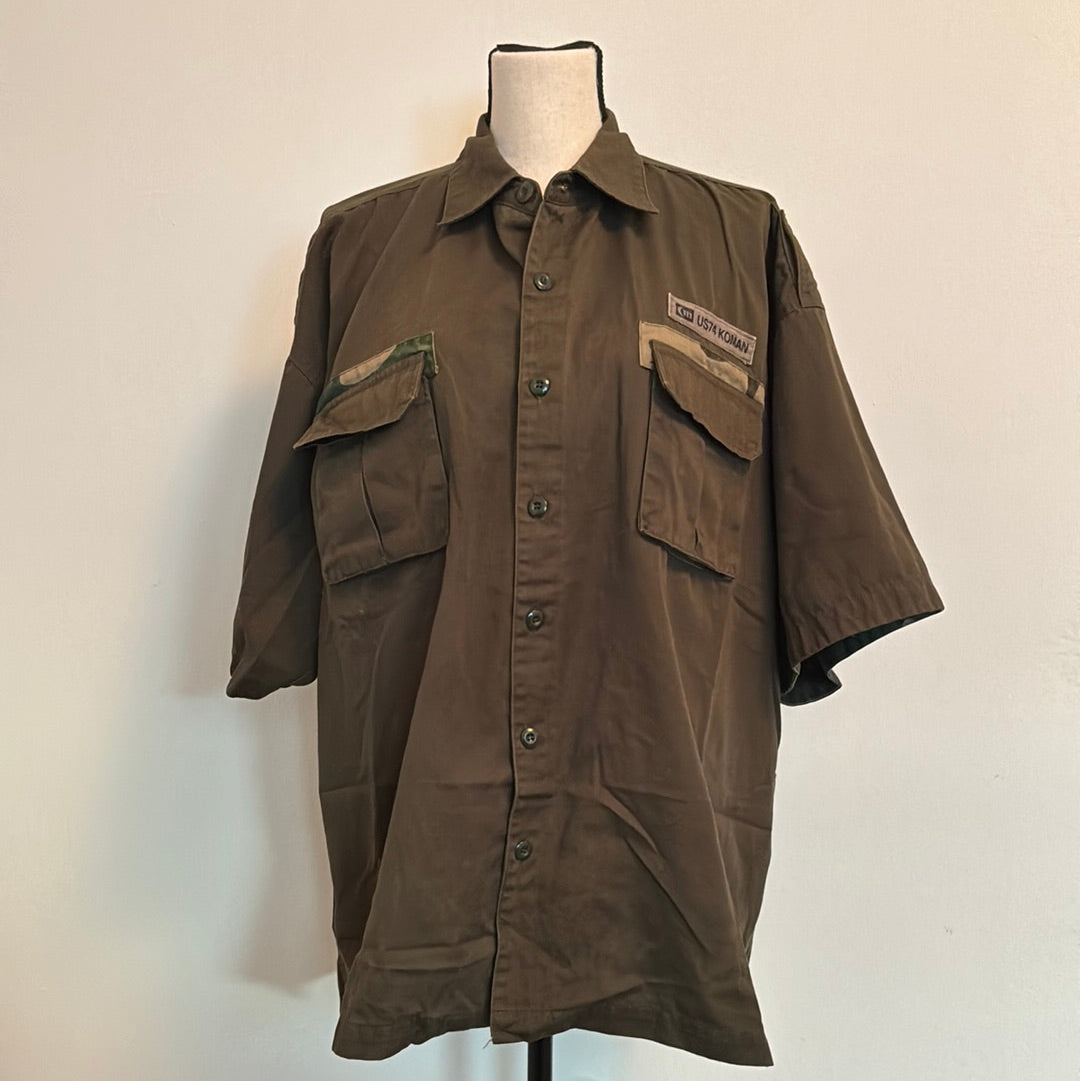 Koman US74 Men’s Button Down Shirt, Size 2XL
