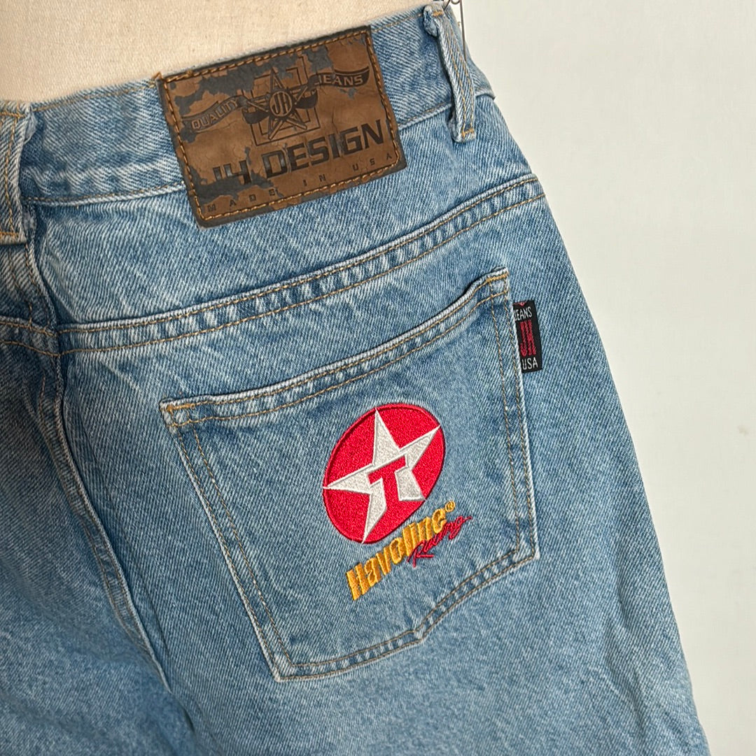 NASCAR #28 Ricky Rudd Denim Shorts, Size US 36