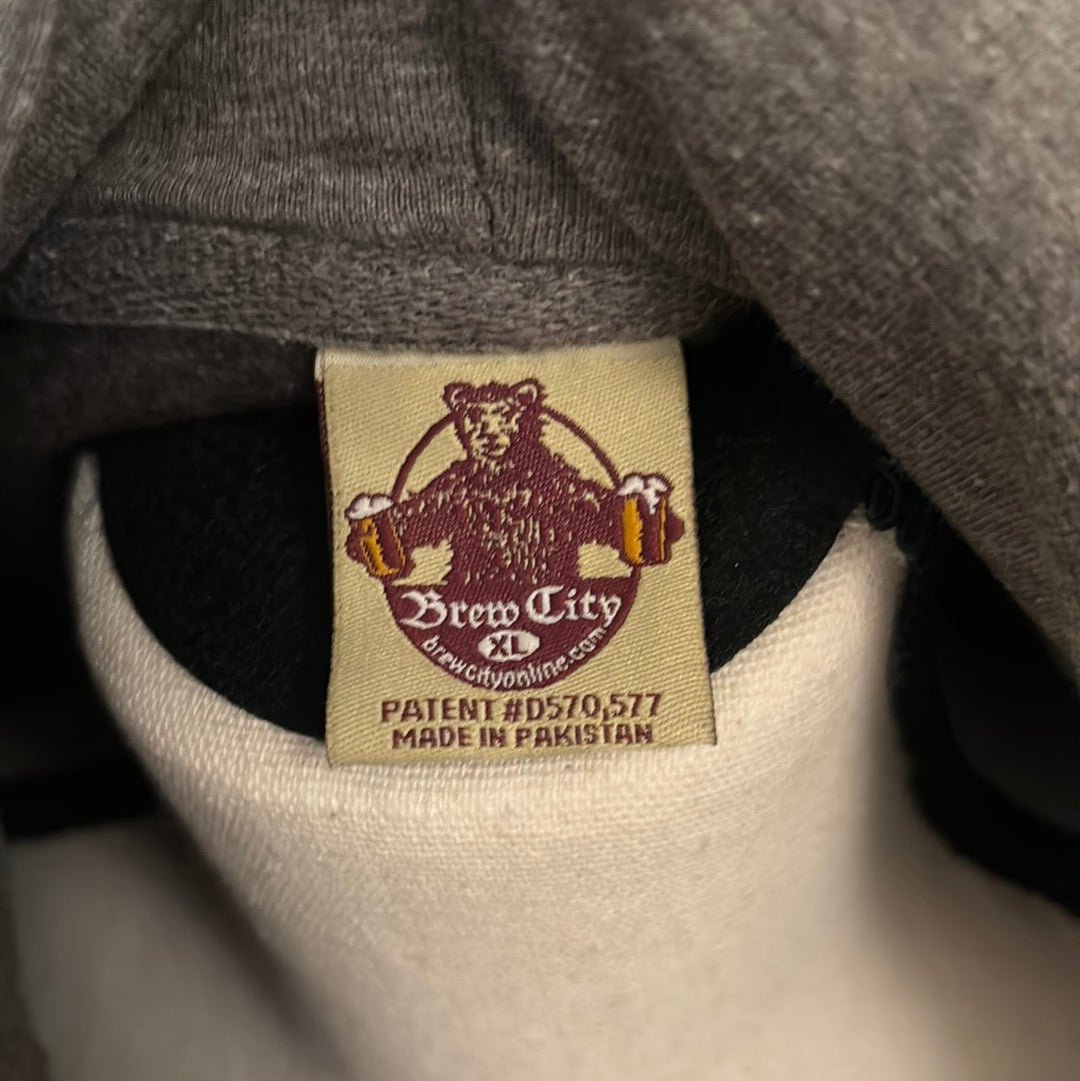 Montauk, NY Grey Pullover Hoodie XL