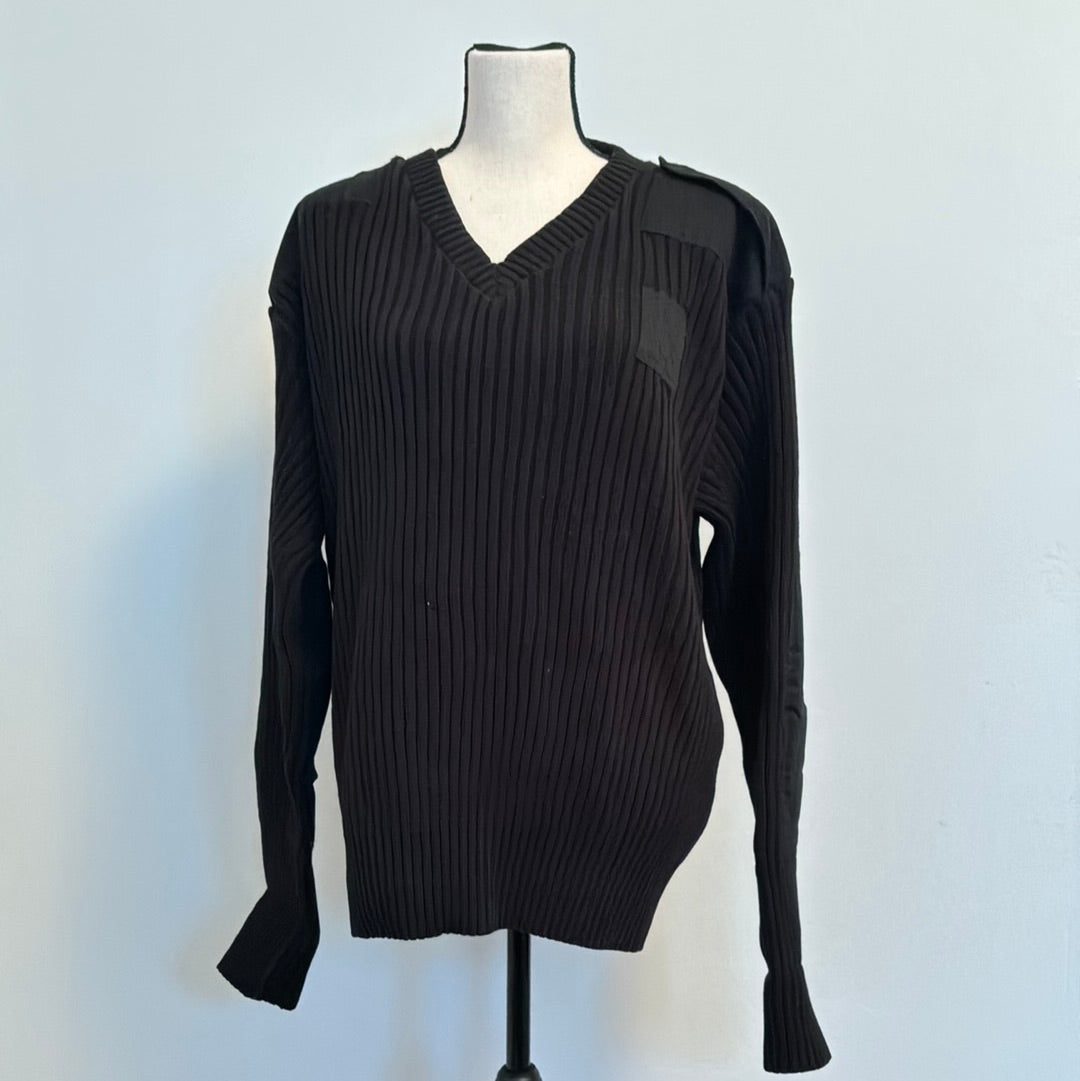 Men’s Commando by Jack Young Black Wool Sweater 3XL