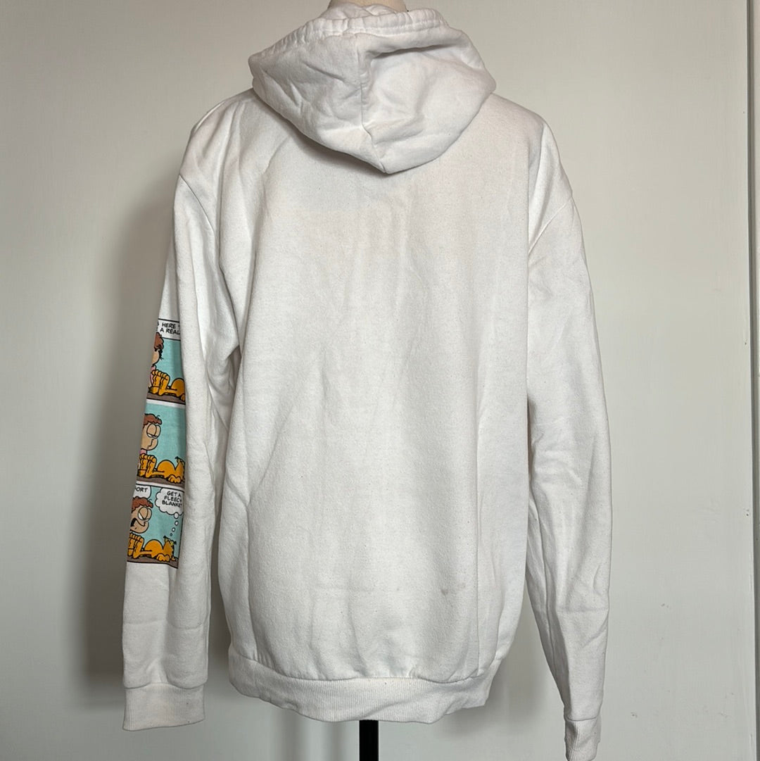Garfield White Sweatshirt M