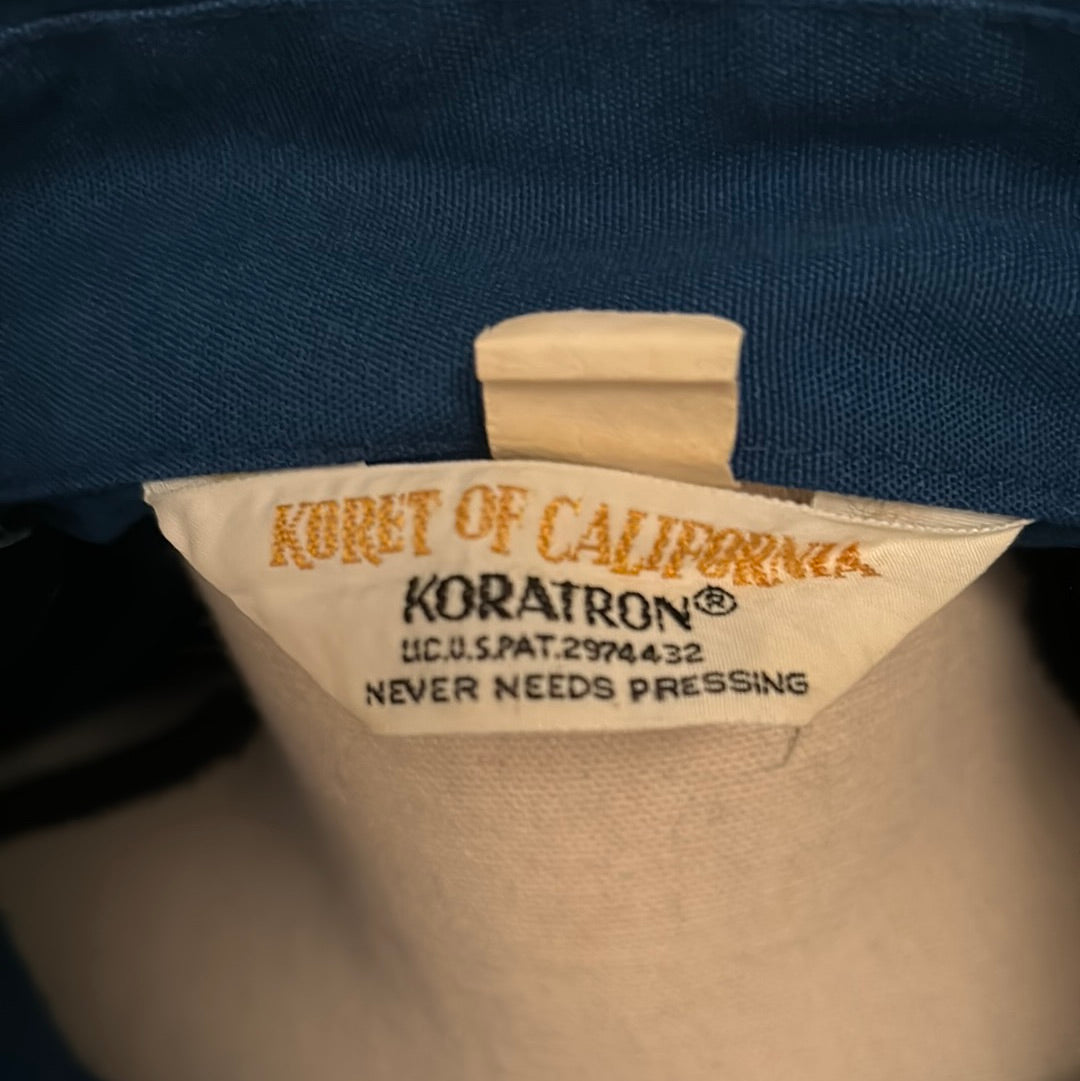 Koret of California Blue Jacket/Shirt