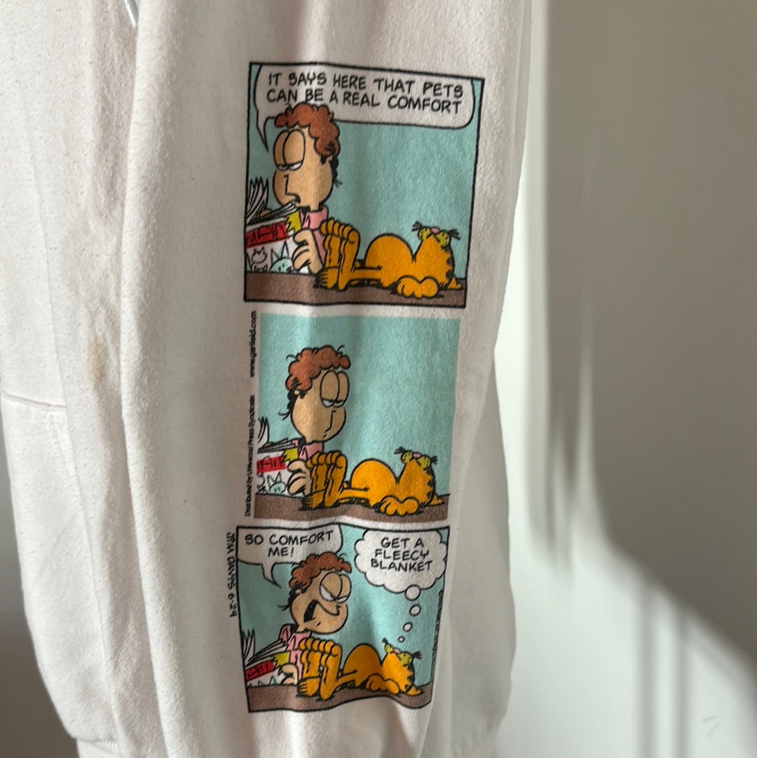 Garfield White Sweatshirt M