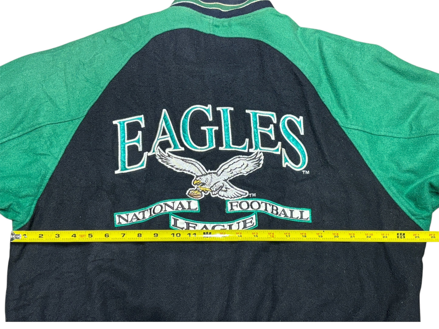 Vintage 90's Philadelphia Eagles Logo Athletic Wool Blend XL Varsity Jacket Unisex