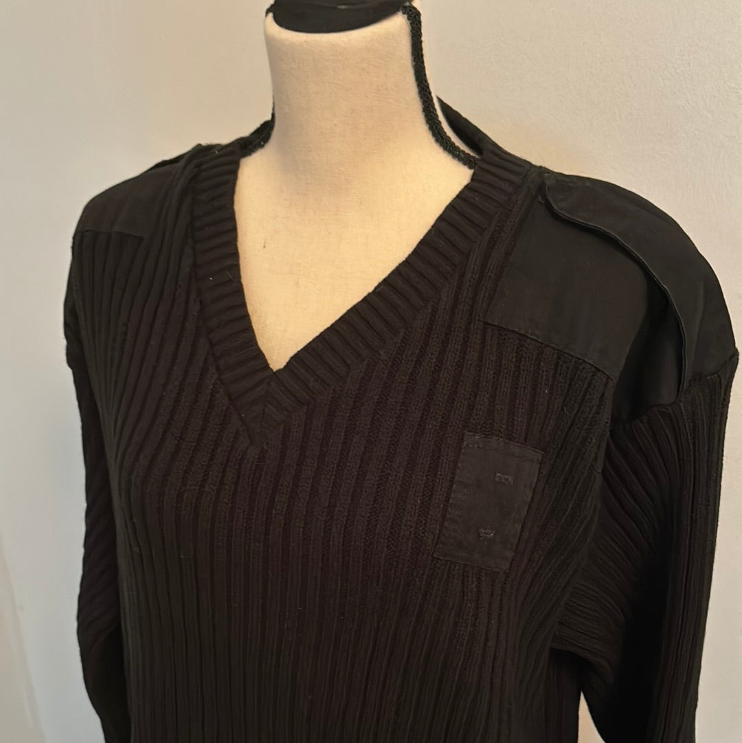Men’s Commando by Jack Young Black Wool Sweater 3XL