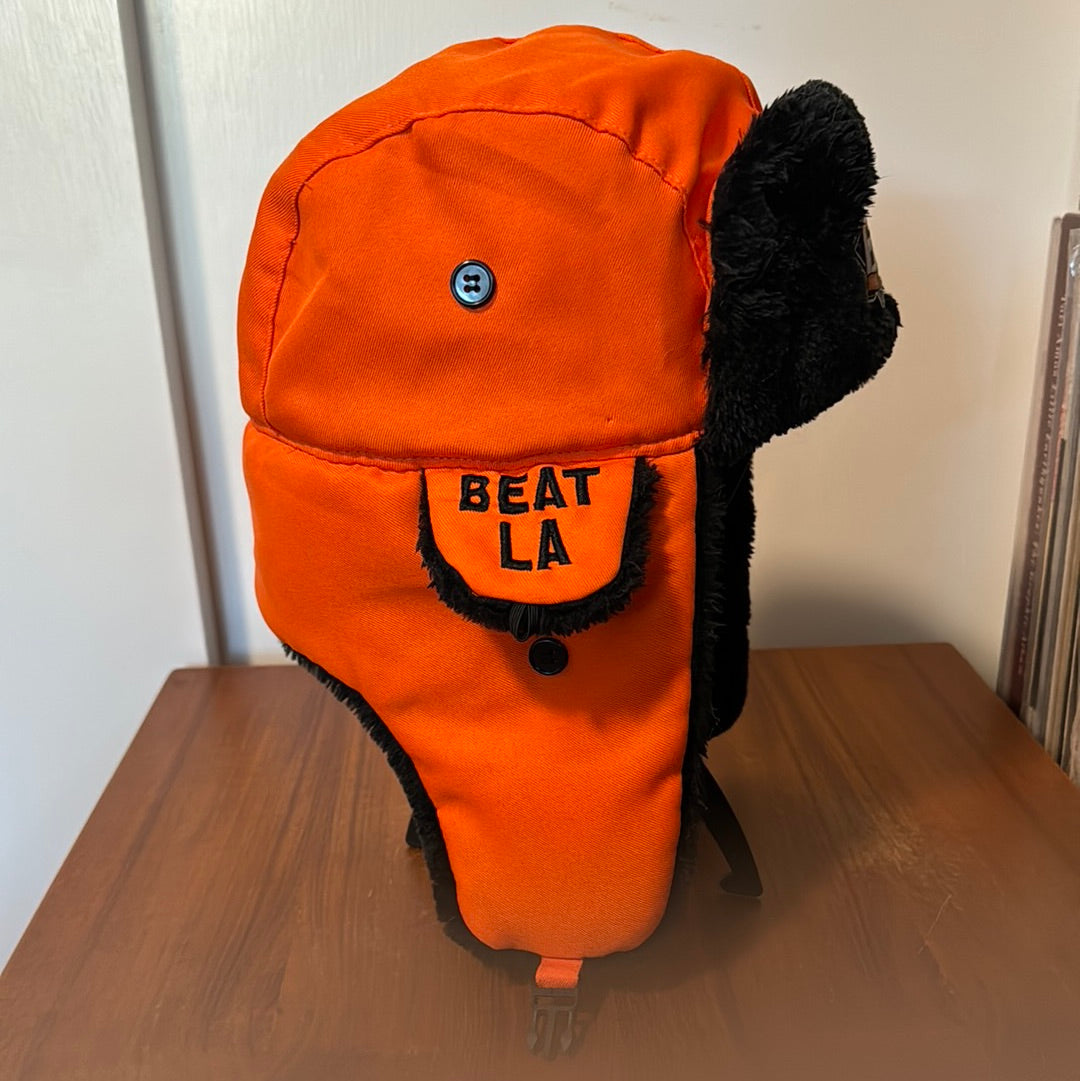 MLB San Francisco Giants 60th Anniversary Orange, Cold Weather Fur Lined Hat