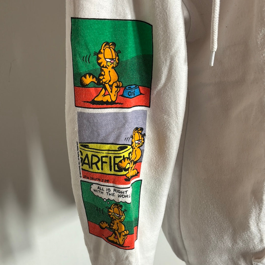 Garfield White Sweatshirt M