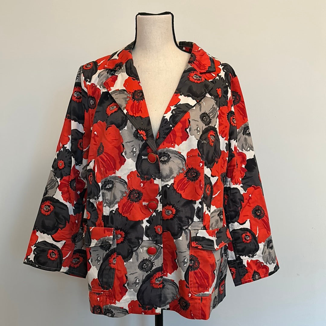 Joan Rivers Ladies Poppy Jacket 22W