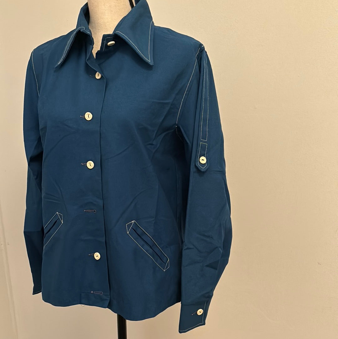 Koret of California Blue Jacket/Shirt