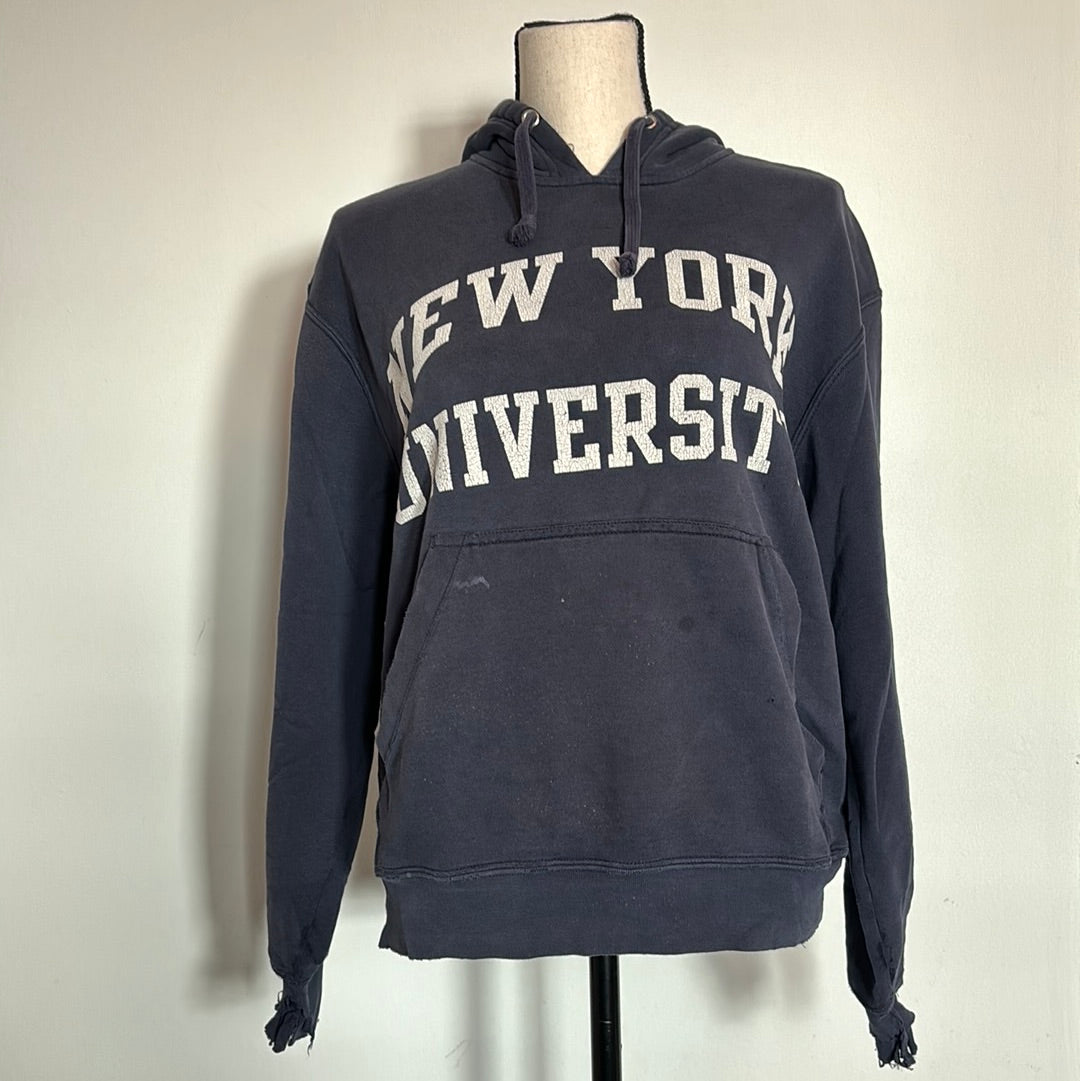 New York University Pullover Hoodie S