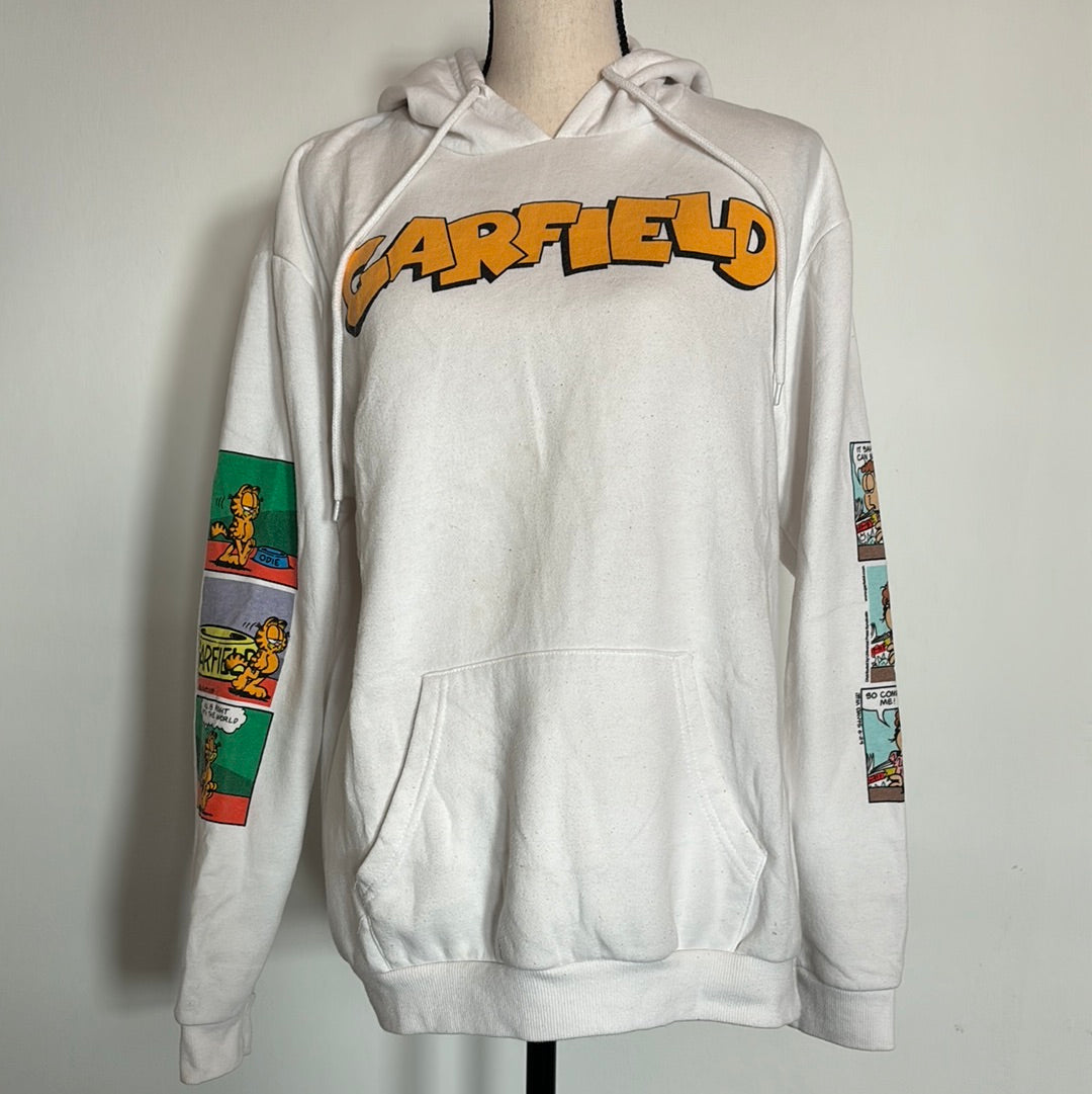 Garfield White Sweatshirt M