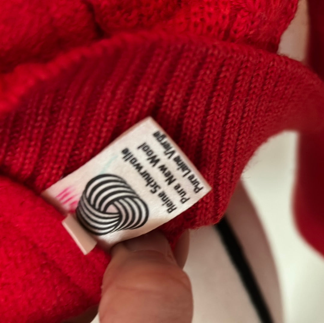 Red Wool Jacket Made in Austria