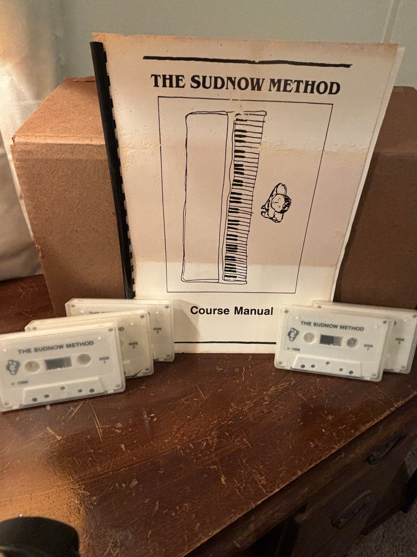 The Sudnow Method Piano Course - Vintage Manual & Cassette Tapes